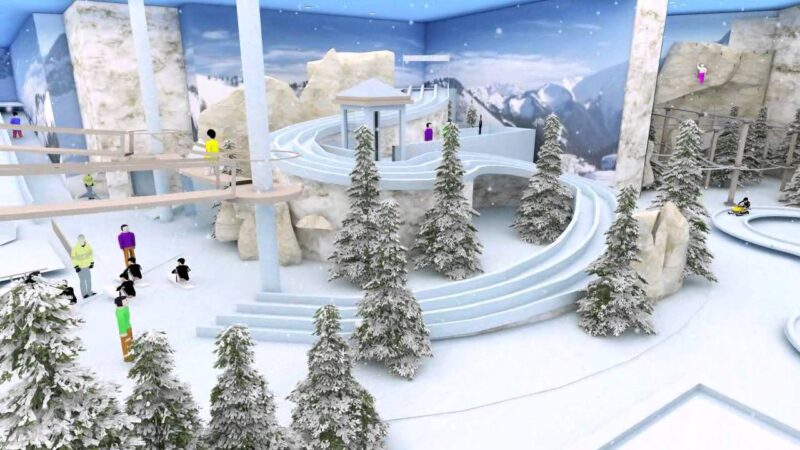 نبذه عن مدينة الثلج في الرياض