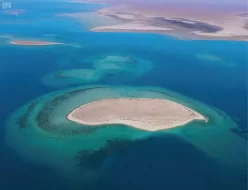 جزيرة جبل حسان في تبوك