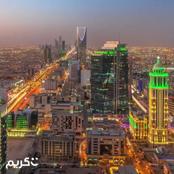 كم مساحة السعودية