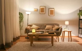 الإضاءة المثالية في تصميم شقق مفروشة