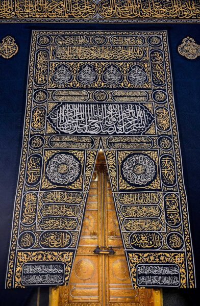 قائمة العناصر الخارجية للكعبة المشرفة