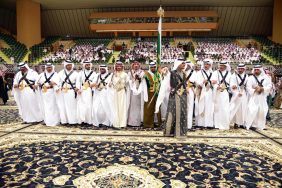الشاعر والمعلم في العرضة السعودية
