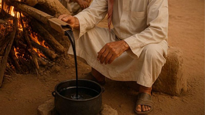 استخراج القطران من الخشب: الحفاظ على التراث في السعودية