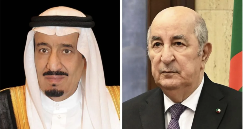 تهنئة القيادة السعودية للجزائر: