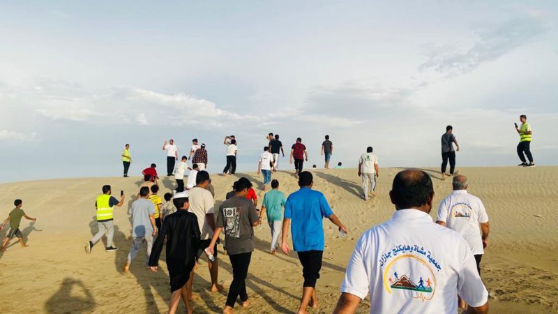 تمكين المجتمع: مبادرات جمعية مشاة وهايكنج جازان للجميع