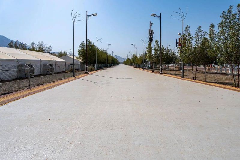 عن الطريق المطاطي المرن في خدمة الحجاج