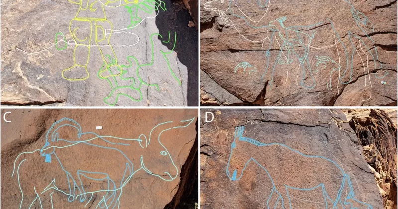 شاهد: اكتشافات أثرية في صحراء النفود