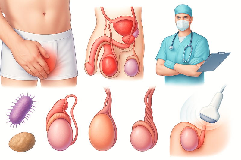 ألم الخصيتين: كل ما يهم الرجال حول الأسباب وطرق العلاج المتاحة