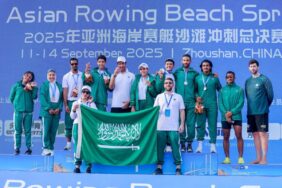 حصاد الميداليات: تفوق التجديف السعودي في بطولة آسيا