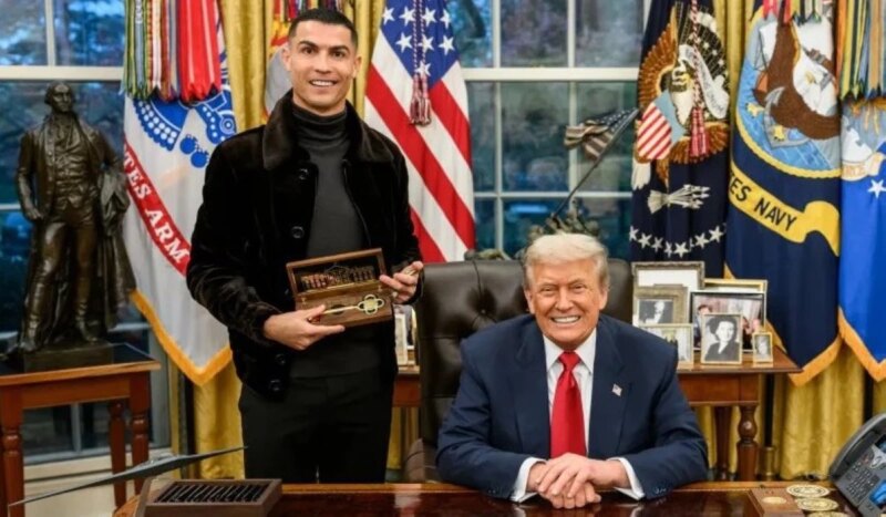 حصري: تفاصيل تكريم كريستيانو رونالدو بمفتاح البيت الأبيض