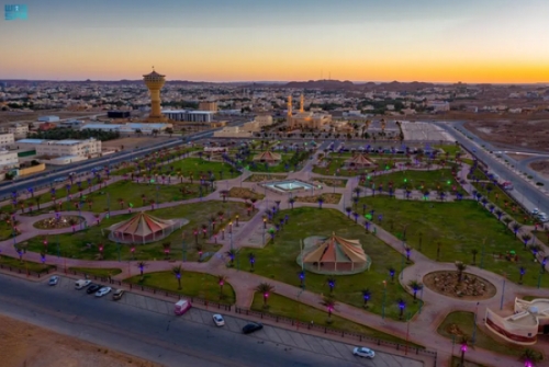 الحدائق العامة بالجوف: أيقونة إقليمية للمدن الخضراء