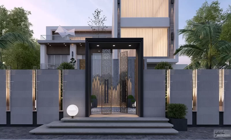 تصميمات أسوار المنازل: دمج الطبيعة مع الحداثة بلمسة فنية
