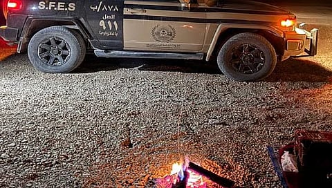 ضبط مواطن لإشعاله النار في غير الأماكن المخصصة لها بمحمية طويق