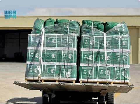 وصول الطائرة السعودية الـ81 لإغاثة الشعب الفلسطيني في قطاع غزة