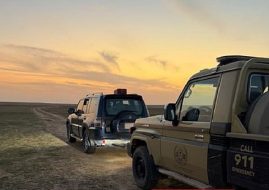 ضبط مواطن لدخوله بمركبته في الفياض والروضات في محمية الملك عبدالعزيز الملكية