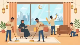 كيف نظفت بيتي لاستقبال شهر رمضان في جدة