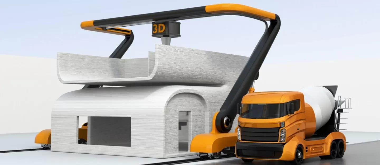 مراحل البناء بالطابعة ثلاثية الأبعاد