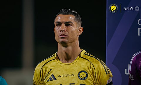 النصر يعلن إصابة كريستيانو رونالدو