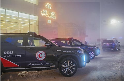 الهلال الأحمر بالباحة يرفع جاهزيته لمواجهة الأمطار والتقلبات الجوية