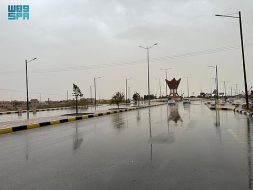 أمطار غزيرة على منطقة الجوف ومحافظاتها