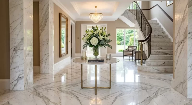 كيف تجعل رخام منزلك بأبهى حُلَّى