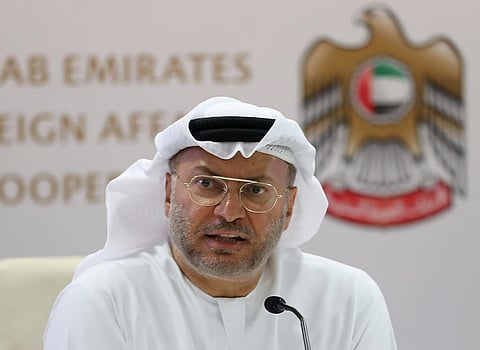 «قرقاش»: التعويضات يجب أن تشمل أيضاً الدول المتضررة من إيران