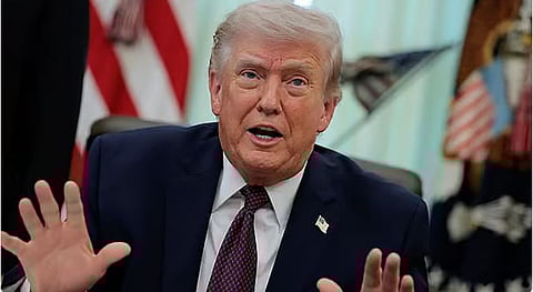 «ترامب»: سنساعد في معالجة التكدس بمضيق هرمز.. و«سنبقى على أهبة الاستعداد»