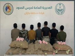 ضبط مواد مخدرة في عملية إحباط تهريب المخدرات في جازان