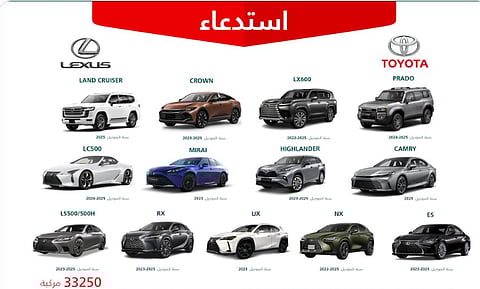 كل ما تود معرفته عن حملة استدعاء مركبات تويوتا ولكزس الجديدة