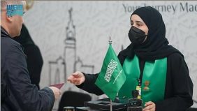 مغادرة أولى رحلات المستفيدين من مبادرة طريق مكة من مدينة أنقرة