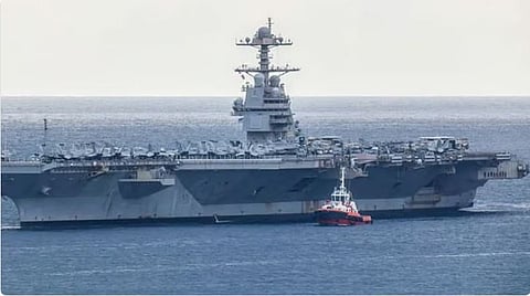 حاملة الطائرات جيرالد فورد ودورها في تأمين الملاحة بالبحر الأحمر