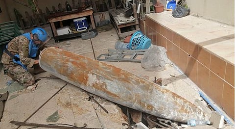 الجيش اللبناني: تفكيك 5 قنابل طيران غير منفجرة من مخلّفات العدوان الإسرائيلي