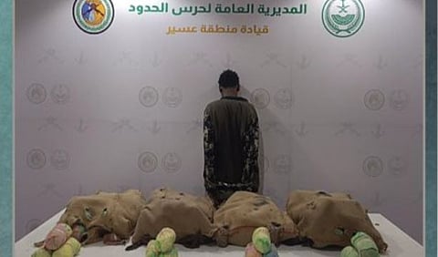يقظة أمنية تمنع تهريب القات في السعودية عبر حدود عسير