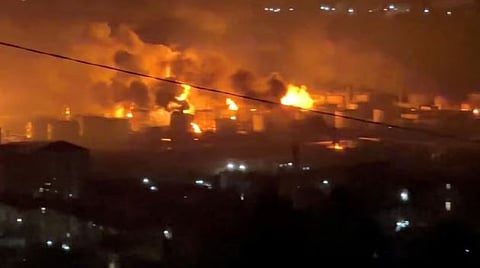 روسيا: اندلاع حريق في مصفاة توابسي بعد هجوم بطائرات مسيرة