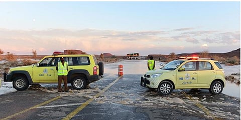 «الدفاع المدني» تدعو للحيطة والحذر لاستمرار هطول الأمطار الرعدية على معظم المناطق