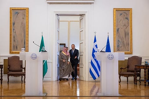 وزير الخارجية ونظيره اليوناني يترأسان اجتماع اللجنة السياسية بمجلس الشراكة الإستراتيجية السعودي الهيليني