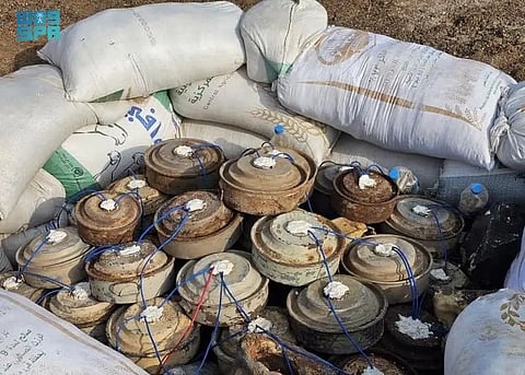 «مسام» ينزع 2.285 لغمًا من مختلف الأراضي اليمنية خلال أسبوع
