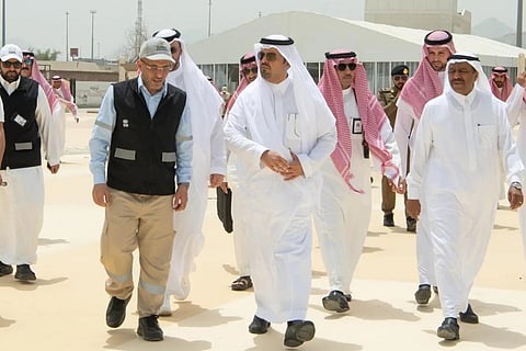 نائب أمير مكة يتفقد المشاعر المقدسة للوقوف على جاهزيتها لموسم الحج