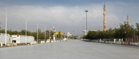 هيئة الطرق تنفذ أعمال تبريد الطرق في 3 مواقع بقطار المشاعر
