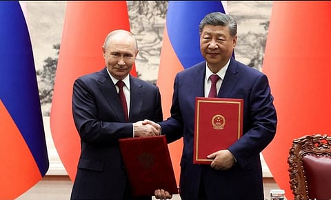 الصين وروسيا توقعان 20 وثيقة تعاون خلال قمة «بوتين» و«شي»