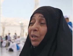 حاجة عراقية تشيد بجهود الهلال الأحمر في الحج: «ما خلّوني أروح لهم.. هم جوني»