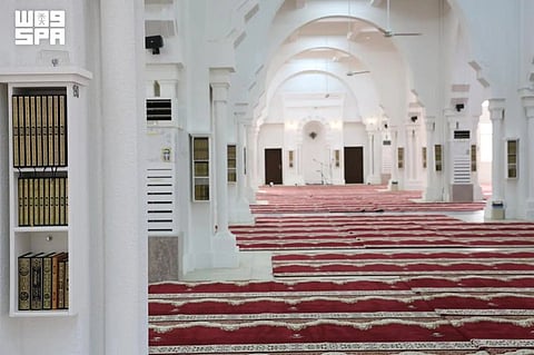 رفع جاهزية مسجد المشعر الحرام بمزدلفة لاستقبال الحجاج بعد نفرتهم من عرفات
