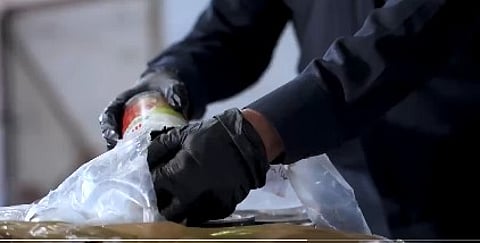 إحباط محاولة تهريب 6.2 كيلوغرام من الحشيش المخدر بمنفذ الوديعة