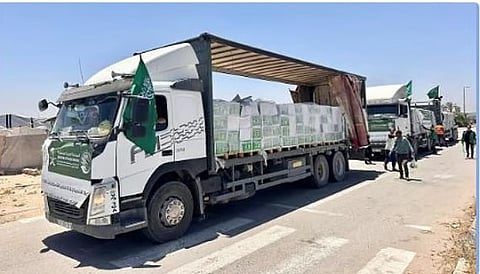 آلية توزيع المساعدات في إغاثة غزة عبر مركز الملك سلمان