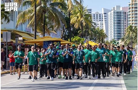 المنتخب السعودي في مونديال 2026: الهوية السعودية تضيء شوارع ميامي