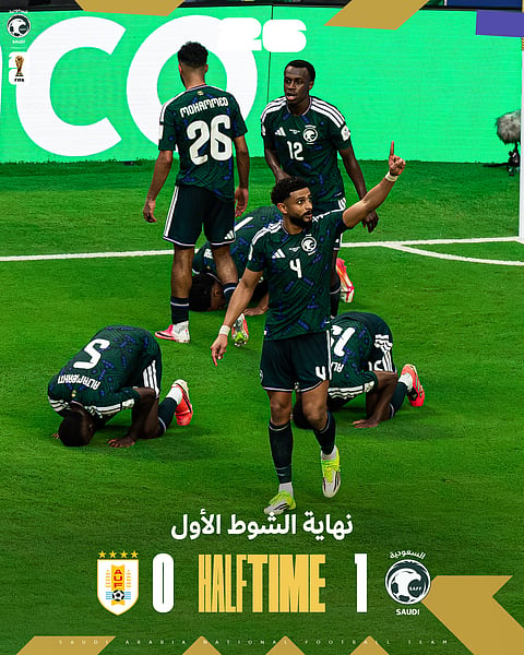 تغطية شاملة لمجريات مباراة السعودية وأوروغواي كأس العالم 2026