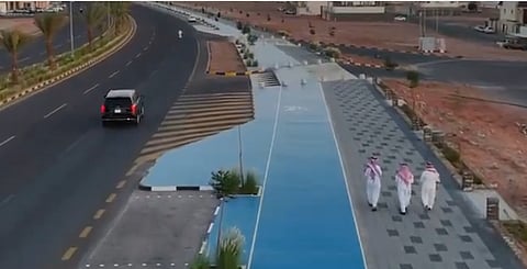 مشاريع بلدية حقل: افتتاح ممشى طريق الأمير فهد بن سلطان بحقل