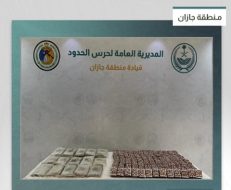 إحباط تهريب 182 ألف قرص خاضع لتنظيم التداول الطبي و22 كيلوجرامًا من الحشيش في جازان