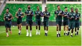 المنتخب السعودي يختتم تحضيراته لمواجهة الرأس الأخضر في كأس العالم