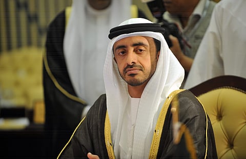 وزير خارجية الإمارات يؤكد لعراقجي ضرورة الالتزام بالقانون الدولي ومبادئ حسن الجوار